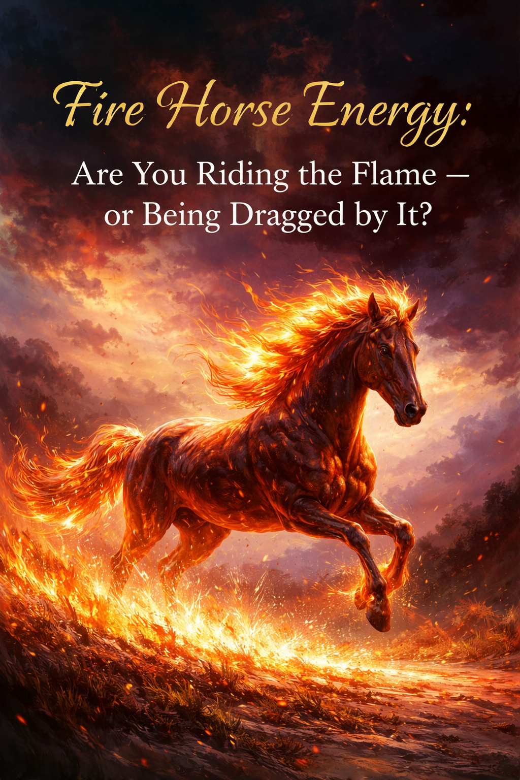 Fire Horse Energy: Are You Riding the Flame — or Being Dragged by It?