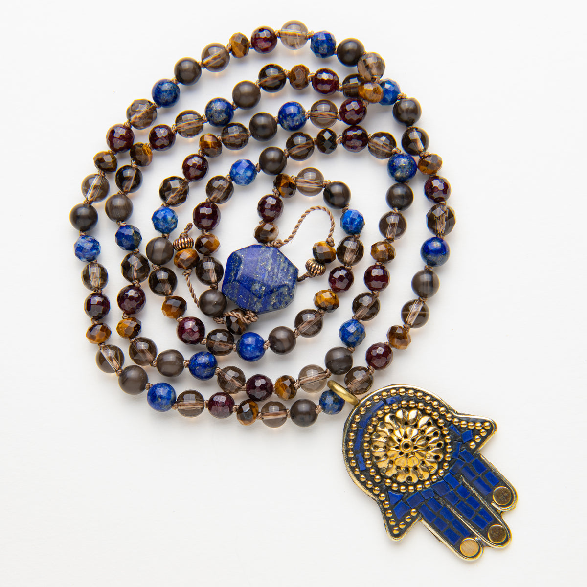 Inner Light Mala featuring Lapis Lazuli