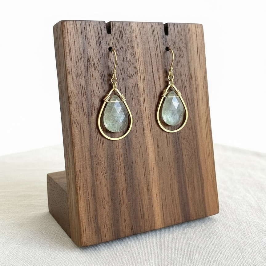 Inner Magic Suncatcher Earrings - Labradorite