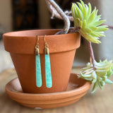 Tapping Into Flow Amazonite Gold Earrings