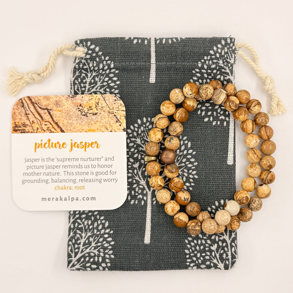 Earth Essence Picture Jasper Bracelet