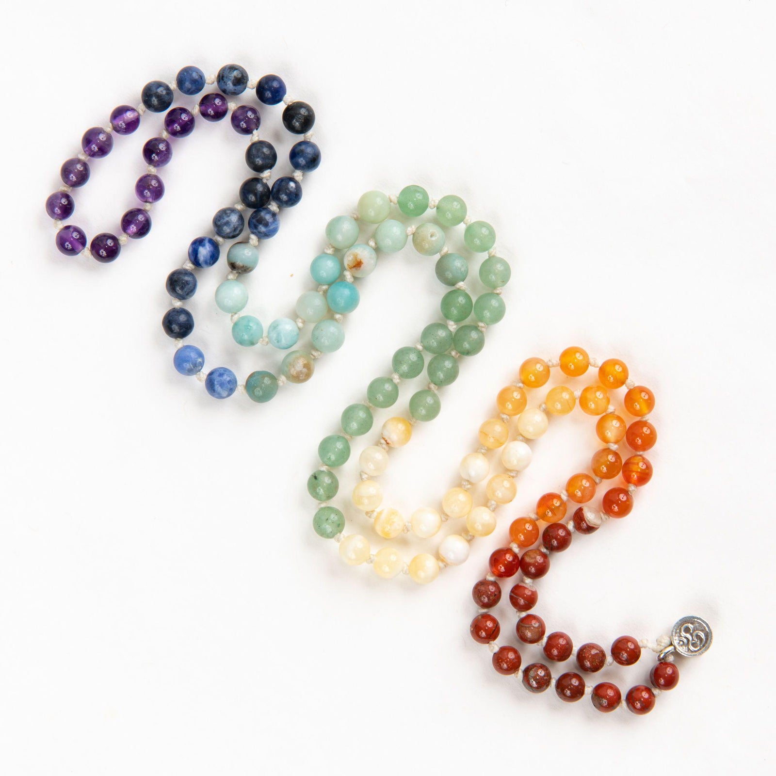 Ombre Chakra Mala Beads Yoga Teacher Gift Merakalpa Malas