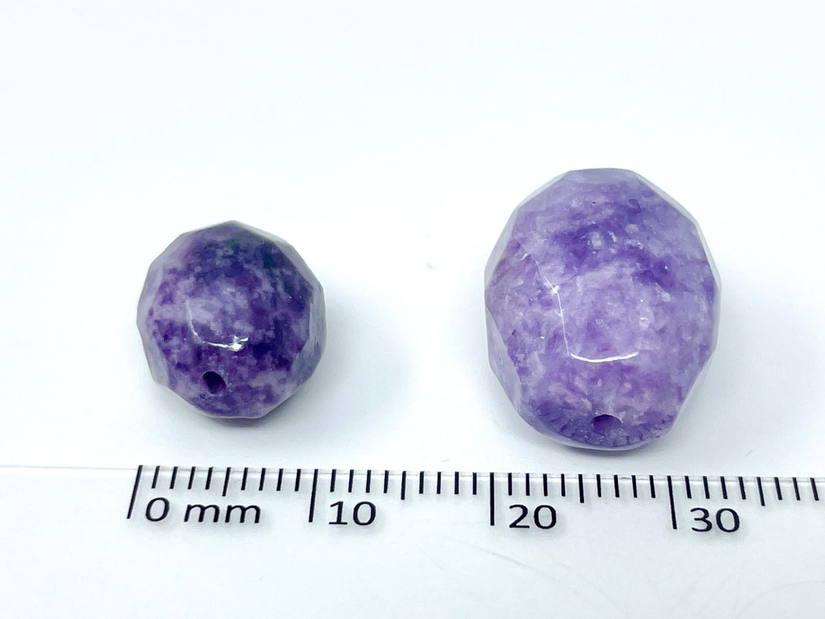 Lepidolite Guru Beads