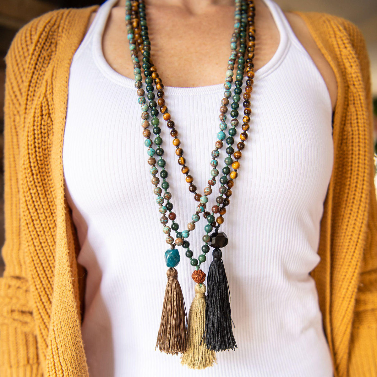 108 Japa Mala Necklaces Merakalpa Malas