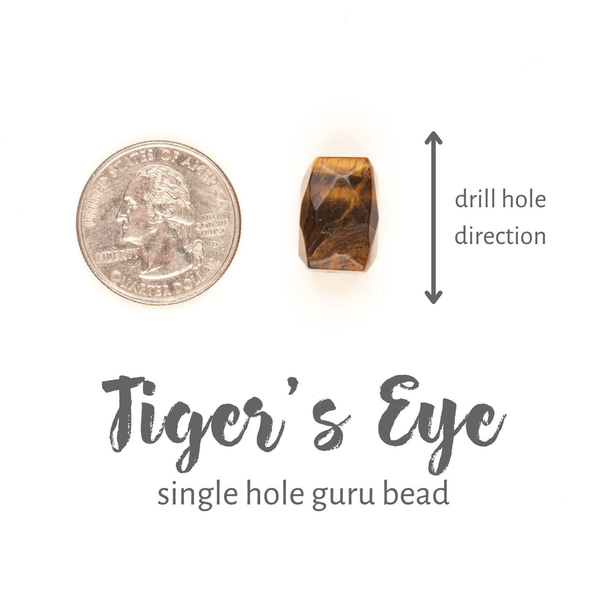 Gold Tiger Eye Meru Bead for Prayer Beads Merakalpa Malas